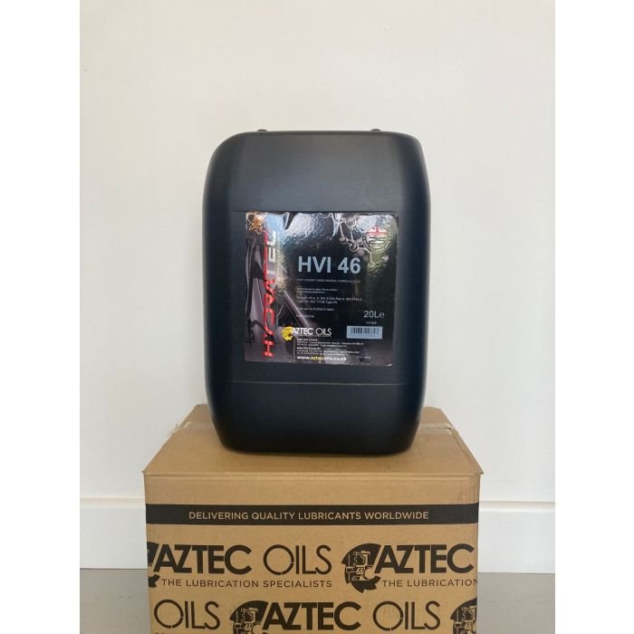 AZTEC HYDRATEC HVI 46 HYDRAULIC OIL x 20 litres Aztec Hydratec HVI 46 Hydraulic OIL – 20 Litre – Harlow Lubricants