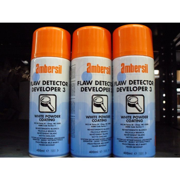 Ambersil Flaw Detector Developer 3 – 400ml (Box of 12) Ambersil Flaw Detector Developer 3 – 400ml (Box of 12) – Harlow Lubricants