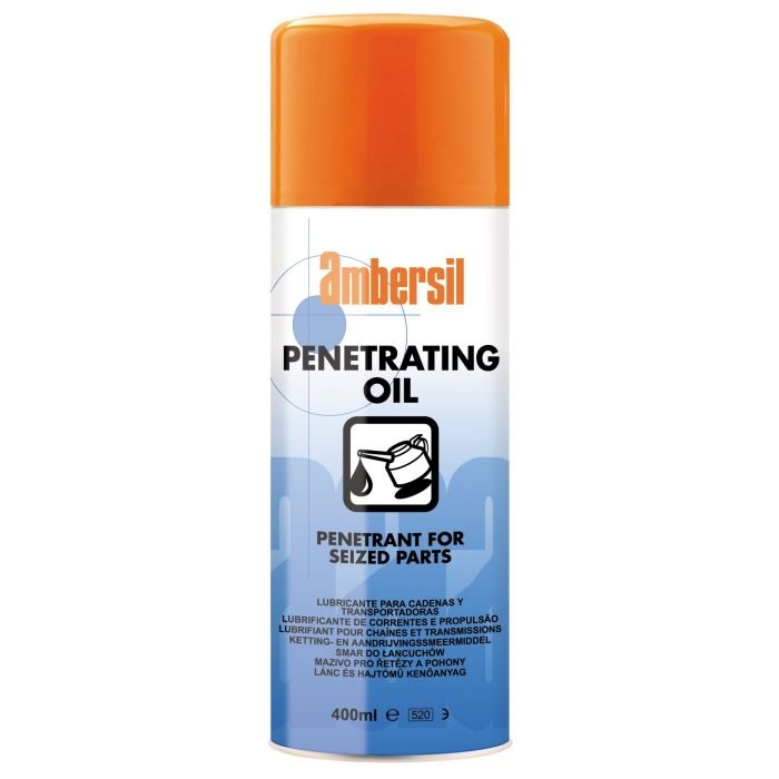 Ambersil Penetrating Oil – 400ml (Box of 12) Ambersil Penetrating Oil – 400ml (Box of 12) – Harlow Lubricants