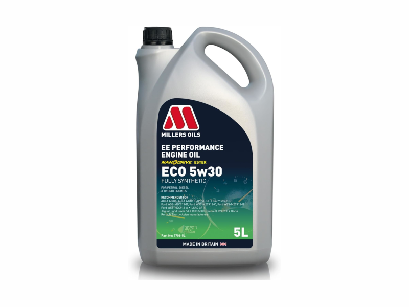 Millers Oils EE Performance Engine Oil ECO 5W-30 5 Litre - 7706GGB - Cox Motor Parts