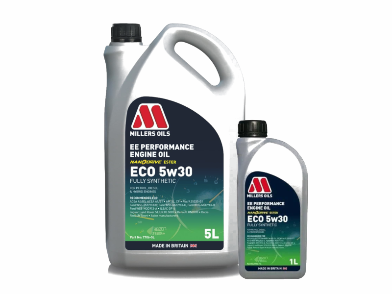 Millers Oils EE Performance Engine Oil ECO 5W-30 - 7706GGB/ 7706JEP - 6L - Cox Motor Parts