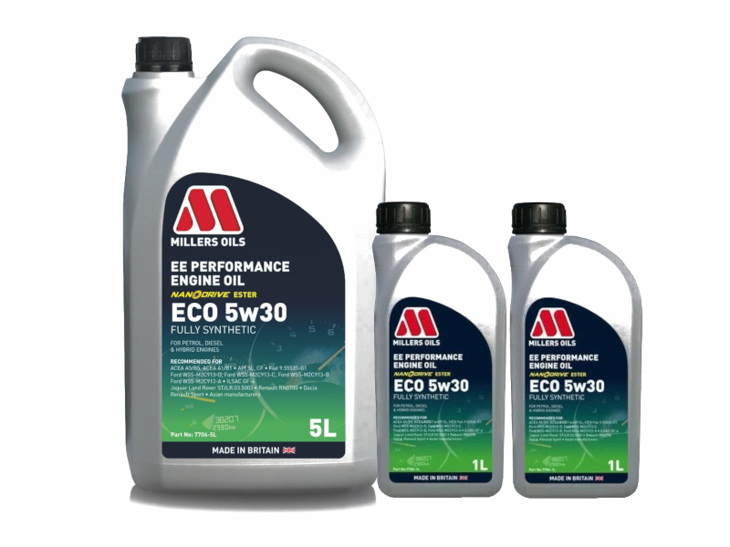 Millers Oils EE Performance Engine Oil ECO 5W-30 - 7706GGB/ 7706JEP - 7L - Cox Motor Parts